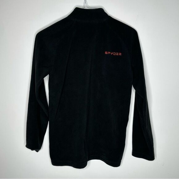 Spyder Black / Red 1/4 Zip Fleece Top in size Boys XL - Picture 2 of 6
